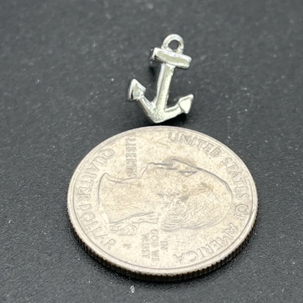 Anchor Nautical Boat Ship Ocean‎ Water Silver Tone Lapel Hat Pin